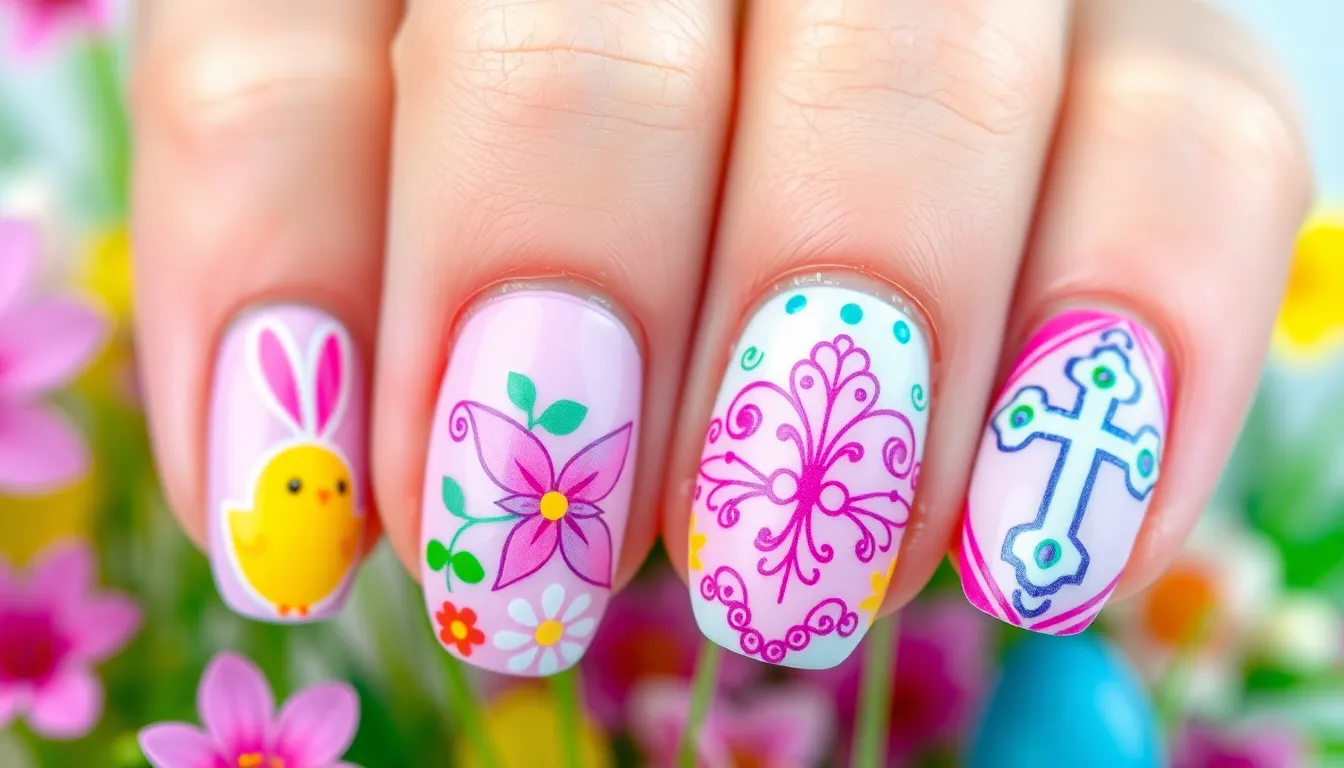 50+ Stunning April Nail Ideas: Spring Designs, Easter Art & DIY Tips for 2025 4 50+ Stunning April Nail Ideas: Spring Designs, Easter Art & DIY Tips for 2025 3