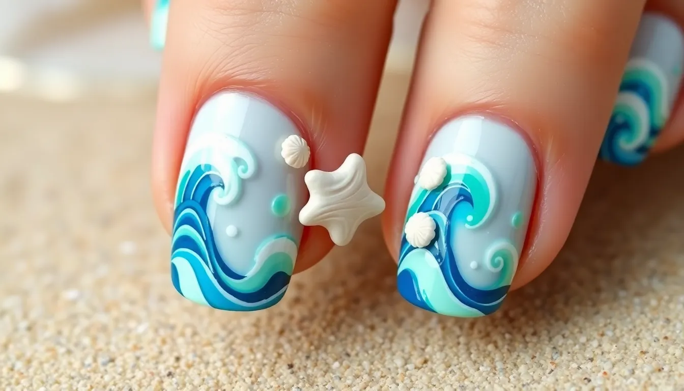 August Nail Ideas: 50+ Trendy Designs for Summer-to-Fall Transition 4 August Nail Ideas: 50+ Trendy Designs for Summer-to-Fall Transition 3