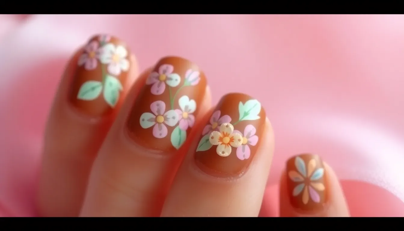 50+ Stunning Brown Nail Ideas That'll Make You Ditch Your Go-To Polish 4 50+ Stunning Brown Nail Ideas That'll Make You Ditch Your Go-To Polish 3