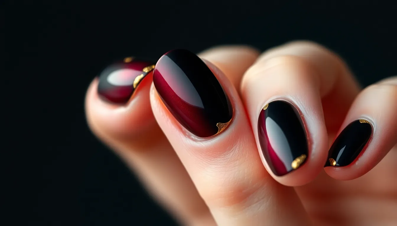 25 Stunning Burgundy Nail Ideas That'll Make You Ditch Your Go-To Polish 4 25 Stunning Burgundy Nail Ideas That'll Make You Ditch Your Go-To Polish 3