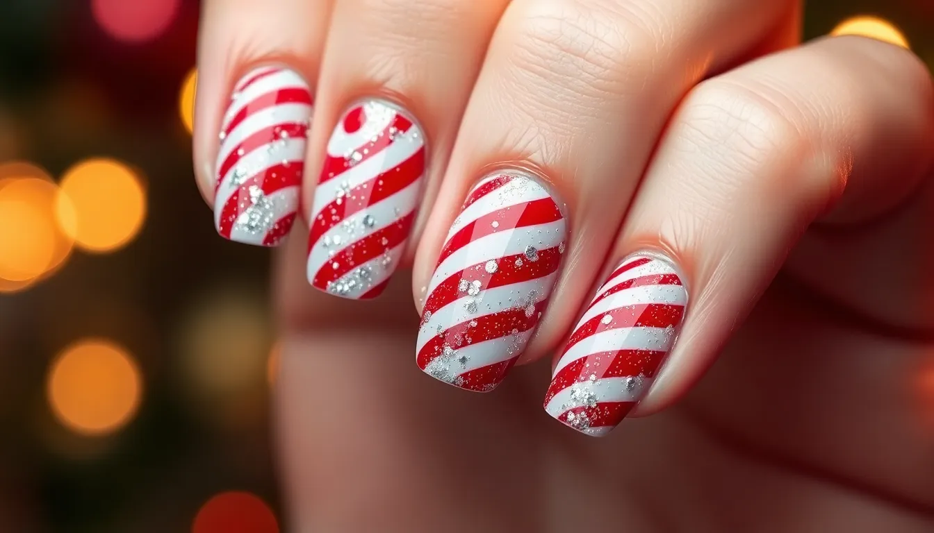50+ Candy Cane Nails Designs: Easy DIY Holiday Manicure Ideas That Actually Work 3