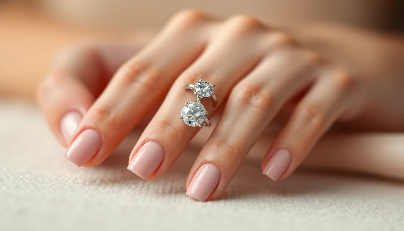 50+ Stunning Engagement Nail Ideas to Perfectly Showcase Your Ring (2025) 4 50+ Stunning Engagement Nail Ideas to Perfectly Showcase Your Ring (2025) 3