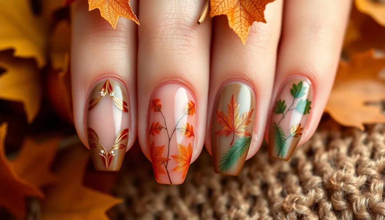 50 Stunning Fall Acrylic Nail Ideas: Autumn Colors & Designs for 2025 4 50 Stunning Fall Acrylic Nail Ideas: Autumn Colors & Designs for 2025 3