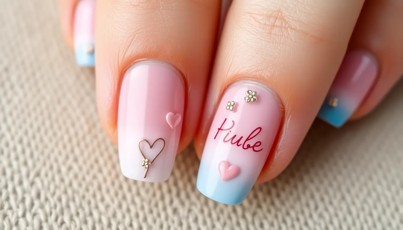 25+ Stunning Gender Reveal Nail Ideas for Your Big Announcement (2025) 4 25+ Stunning Gender Reveal Nail Ideas for Your Big Announcement (2025) 3