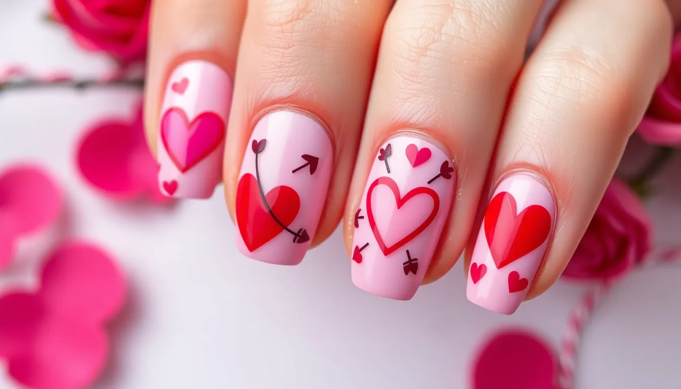 50+ Stunning Heart Nail Ideas: Valentine's Day Designs & DIY Tips for Every Style 4 50+ Stunning Heart Nail Ideas: Valentine's Day Designs & DIY Tips for Every Style 3