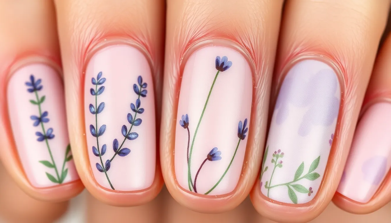 35 Stunning Lavender Nail Ideas That Will Make You Ditch Your Go-To Polish 4 35 Stunning Lavender Nail Ideas That Will Make You Ditch Your Go-To Polish 3
