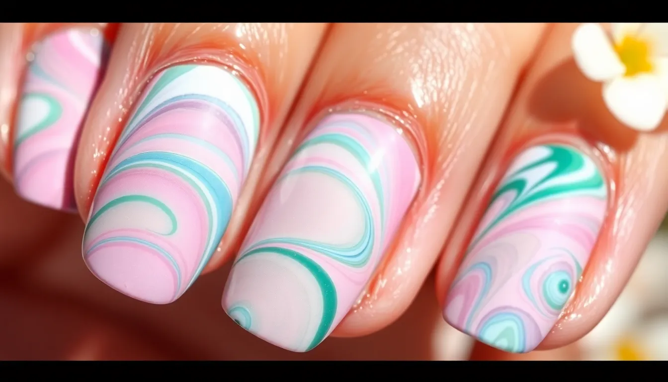 25 Stunning Marble Nail Ideas You Can DIY at Home (Step-by-Step Guide) 4 25 Stunning Marble Nail Ideas You Can DIY at Home (Step-by-Step Guide) 3