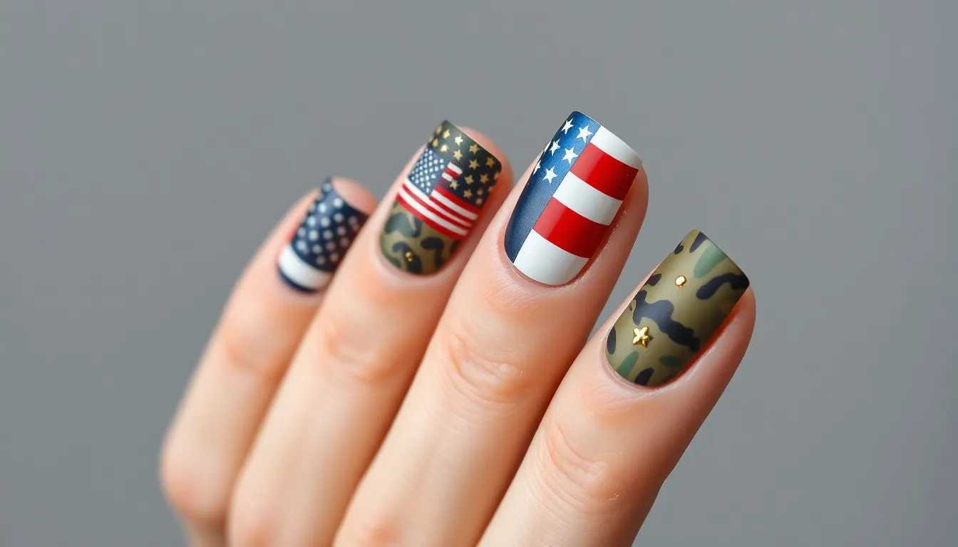 25 Stunning Memorial Day Nail Ideas to Honor Heroes in Style 4 25 Stunning Memorial Day Nail Ideas to Honor Heroes in Style 3