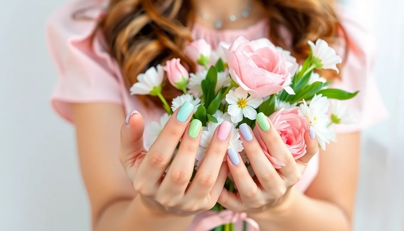 25 Stunning Mother's Day Nail Ideas to Show Mom How Much You Care 4 25 Stunning Mother's Day Nail Ideas to Show Mom How Much You Care 3