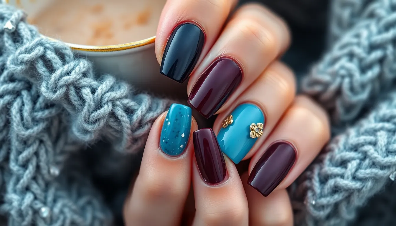 50+ Stunning Winter Nail Art Ideas to Keep Your Manicure Fresh All Season Long 4 50+ Stunning Winter Nail Art Ideas to Keep Your Manicure Fresh All Season Long 3