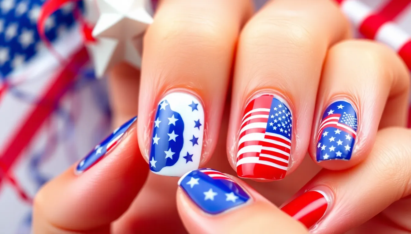 25 Stunning Fourth of July Nail Ideas That'll Make You the Star of Every BBQ 4 25 Stunning Fourth of July Nail Ideas That'll Make You the Star of Every BBQ 3