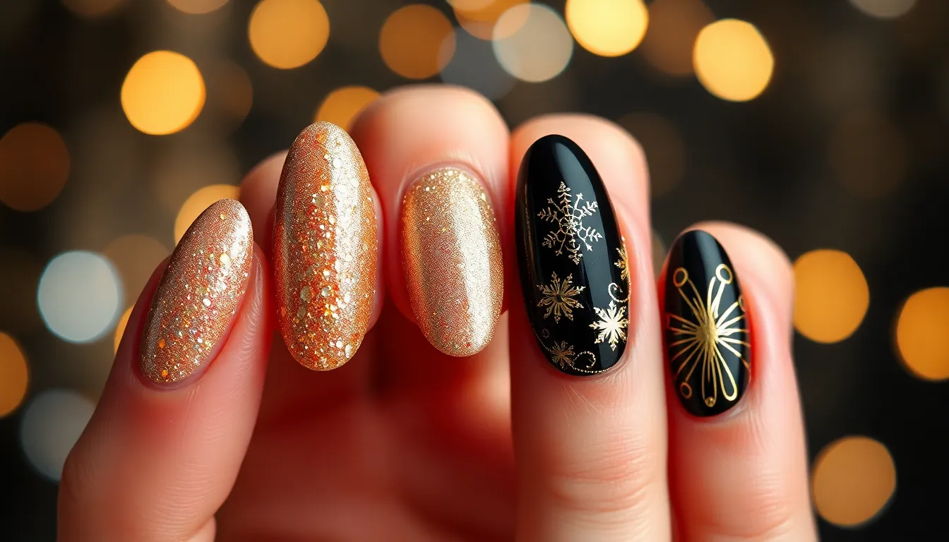 25 Stunning Holiday Nail Ideas That'll Make You the Star of Every Party 4 25 Stunning Holiday Nail Ideas That'll Make You the Star of Every Party 3
