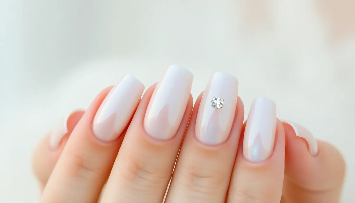 25 Stunning Wedding Nail Ideas That'll Make Your Ring Sparkle Even Brighter 4 25 Stunning Wedding Nail Ideas That'll Make Your Ring Sparkle Even Brighter 3