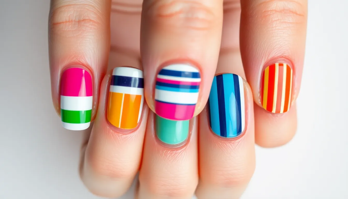 50+ Creative Nail Tape Ideas for Stunning DIY Manicures at Home 4 50+ Creative Nail Tape Ideas for Stunning DIY Manicures at Home 3