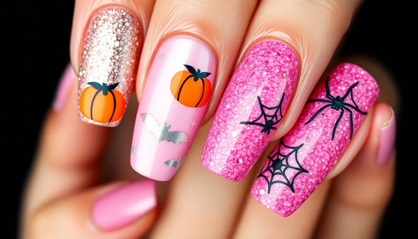 Pink Halloween Nails: 25+ Spooky-Chic Designs That'll Make You Stand Out This October 4 Pink Halloween Nails: 25+ Spooky-Chic Designs That'll Make You Stand Out This October 3