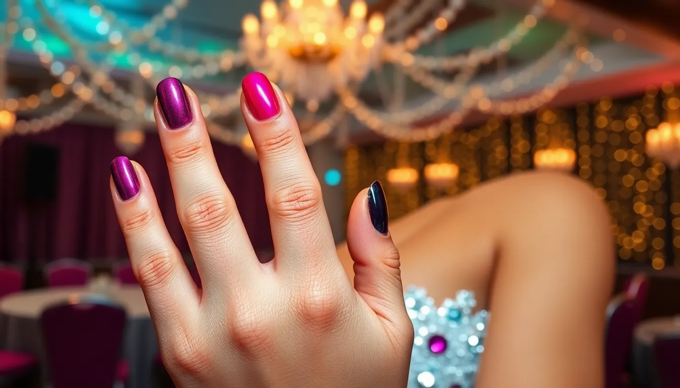 50 Stunning Prom Nail Ideas to Make Your Photos Picture-Perfect 4 50 Stunning Prom Nail Ideas to Make Your Photos Picture-Perfect 3