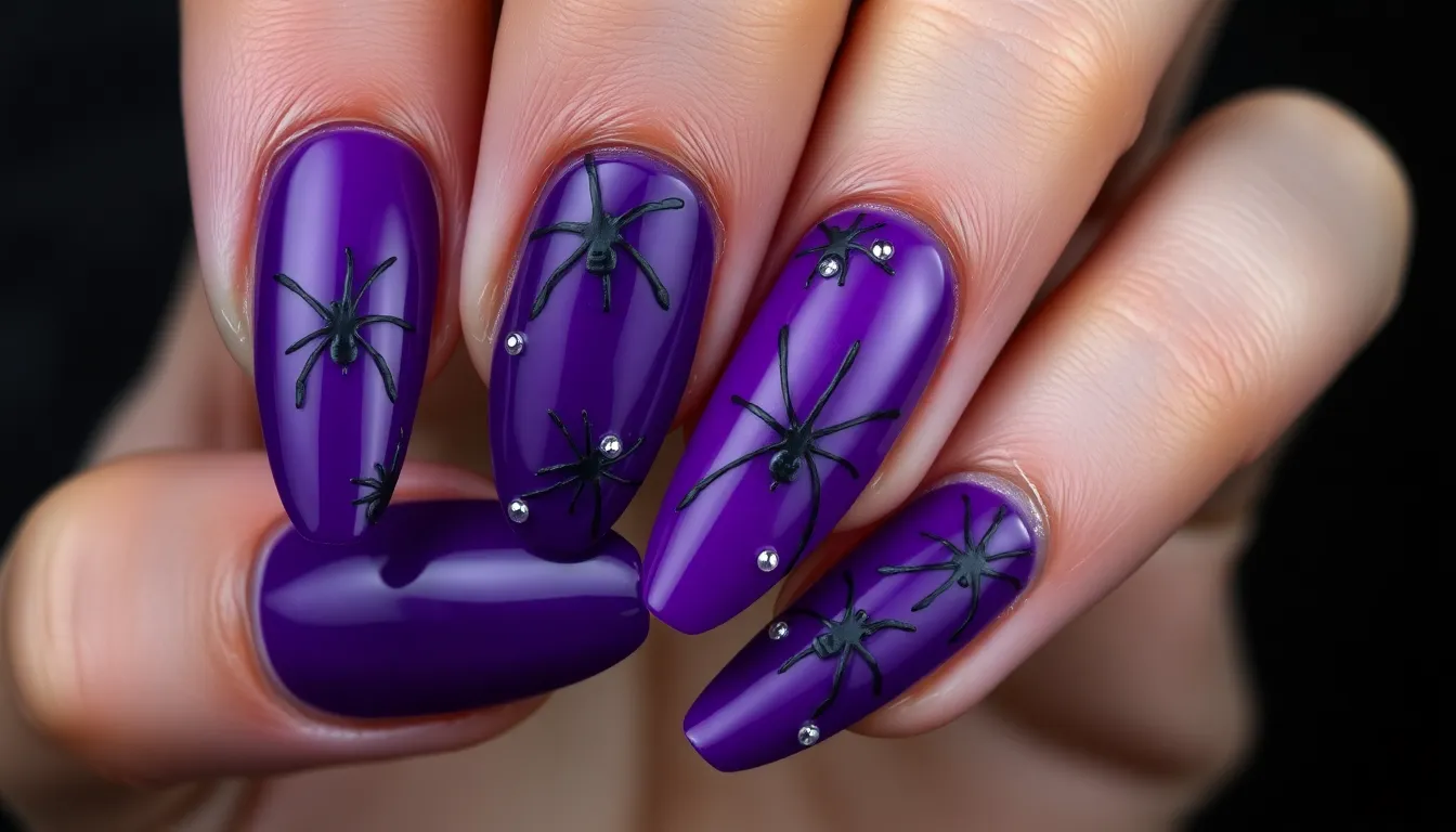 50+ Purple Halloween Nails Ideas That'll Make You Spook-tacular This Season 4 50+ Purple Halloween Nails Ideas That'll Make You Spook-tacular This Season 3