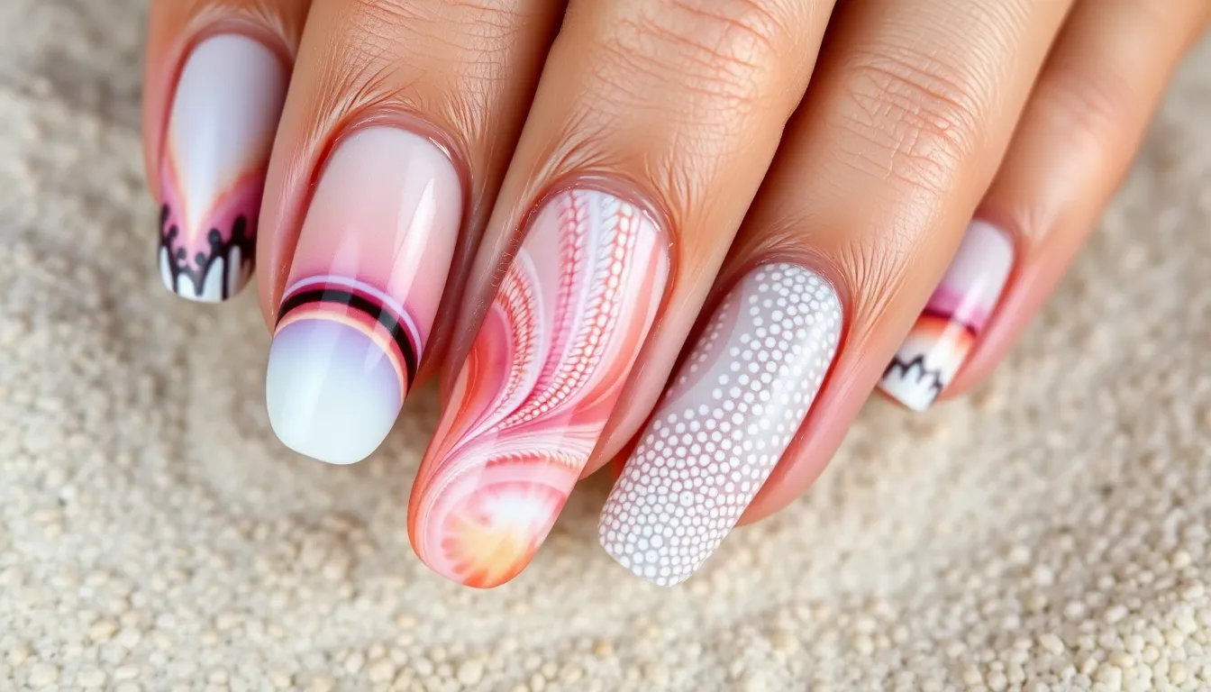 15 Stunning Seashell Nail Art Designs You Can Master at Home (Step-by-Step Guide) 4 15 Stunning Seashell Nail Art Designs You Can Master at Home (Step-by-Step Guide) 3