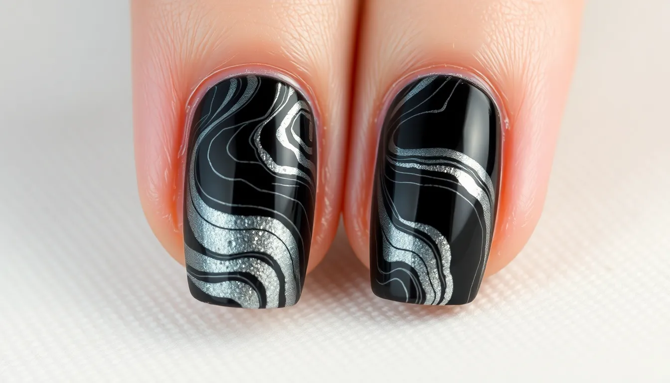 25 Stunning Silver Nail Ideas That'll Make You Ditch Your Go-To Color 4 25 Stunning Silver Nail Ideas That'll Make You Ditch Your Go-To Color 3