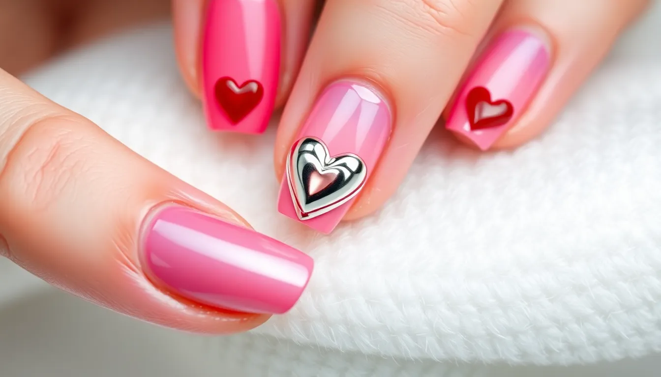 30 Stunning Valentines Nail Ideas to Make Your February Extra Special 4 30 Stunning Valentines Nail Ideas to Make Your February Extra Special 3