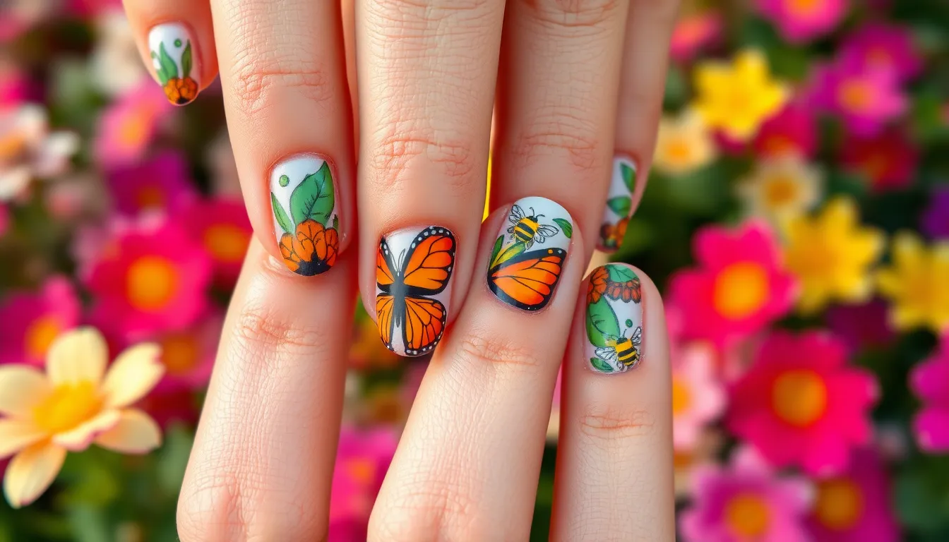 25 Cute Nail Ideas for Spring 2025: Floral, Pastel & DIY Designs You'll Love 6 25 Cute Nail Ideas for Spring 2025: Floral, Pastel & DIY Designs You'll Love 5