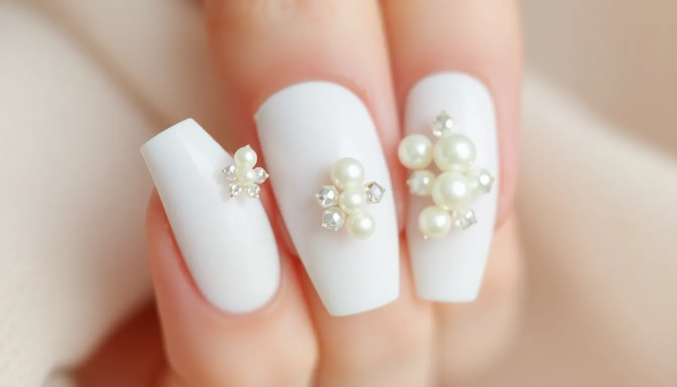 25 Cute White Nail Ideas That'll Make You Ditch Your Go-To Polish 5