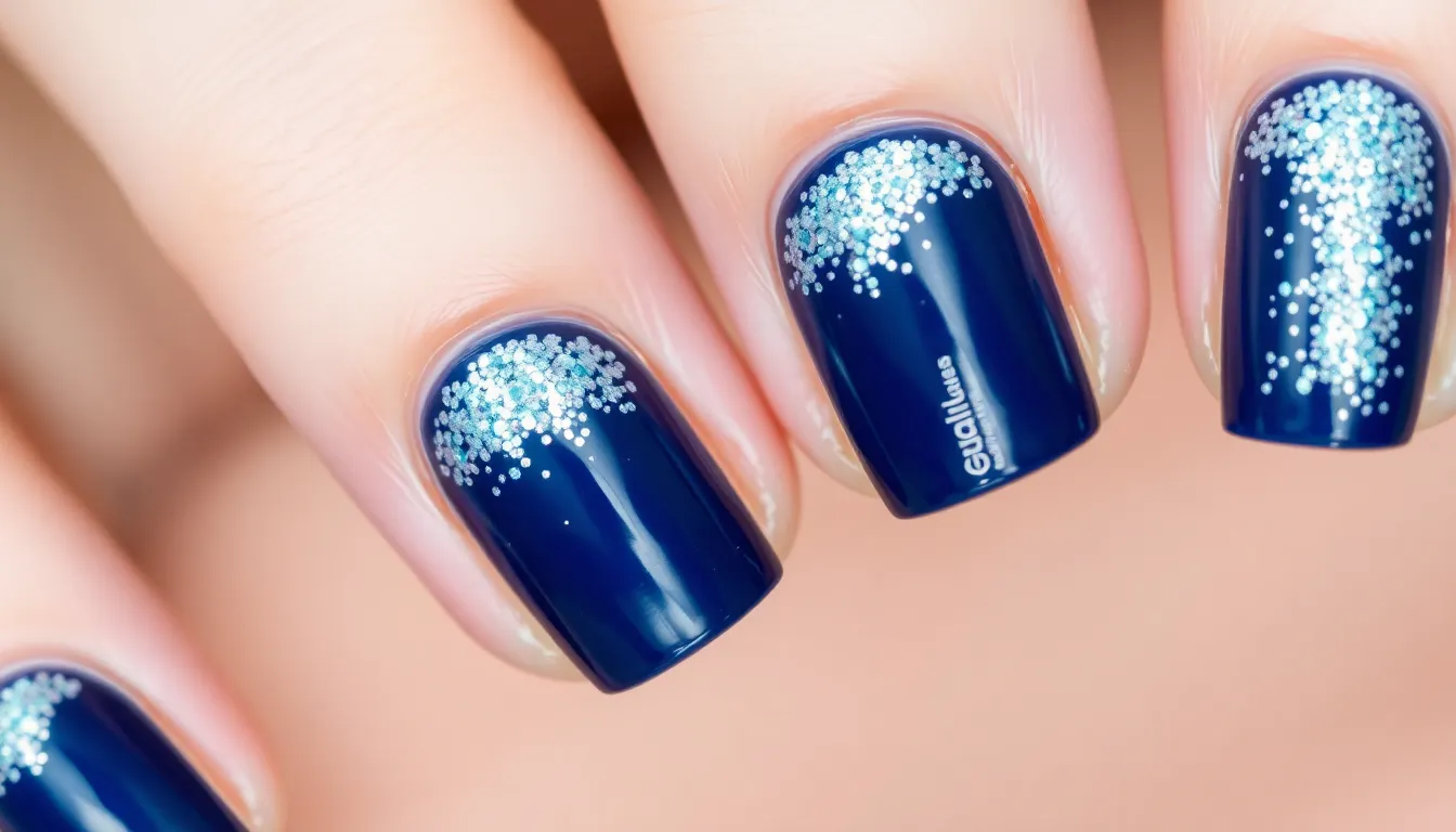 30 Stunning Dark Blue Nail Ideas That'll Make You Ditch Your Go-To Polish 6 30 Stunning Dark Blue Nail Ideas That'll Make You Ditch Your Go-To Polish 5