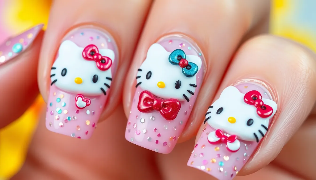 50+ Adorable Hello Kitty Nail Ideas That'll Make You Say "Kawaii!" (Easy DIY Guide) 6 50+ Adorable Hello Kitty Nail Ideas That'll Make You Say "Kawaii!" (Easy DIY Guide) 5