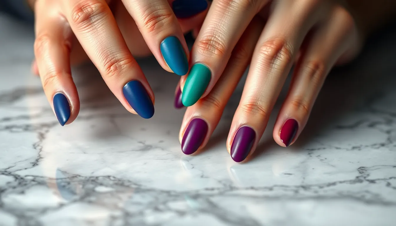 50+ Stunning Matte Nail Ideas: From Classic Black to Bold Colors & Textures 6 50+ Stunning Matte Nail Ideas: From Classic Black to Bold Colors & Textures 5