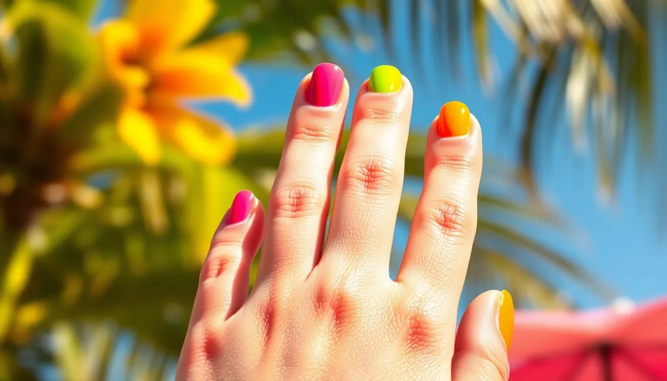 25 Stunning Summer Nail Color Ideas That'll Make You Ditch Your Dark Polish 6 25 Stunning Summer Nail Color Ideas That'll Make You Ditch Your Dark Polish 5
