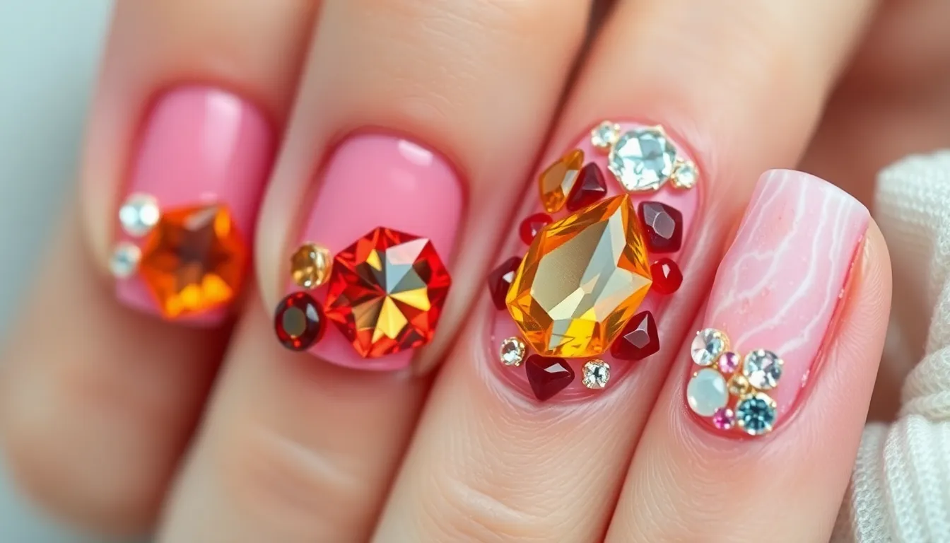 50+ Stunning Nail Gem Ideas to Transform Your Manicure (DIY & Pro Tips Included) 6 50+ Stunning Nail Gem Ideas to Transform Your Manicure (DIY & Pro Tips Included) 5