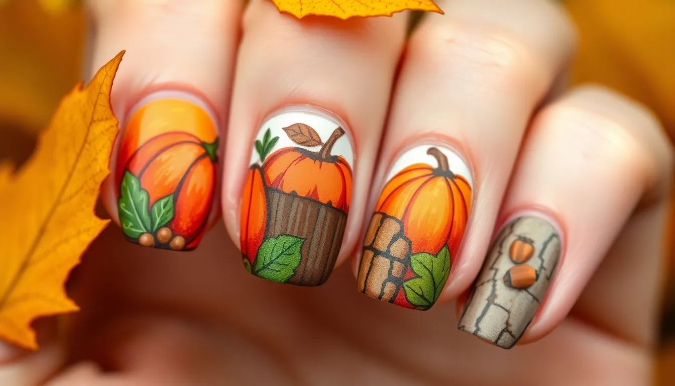 25 Gorgeous Autumn Nail Ideas to Transform Your Fall Manicure (2025 Trends) 6 25 Gorgeous Autumn Nail Ideas to Transform Your Fall Manicure (2025 Trends) 5