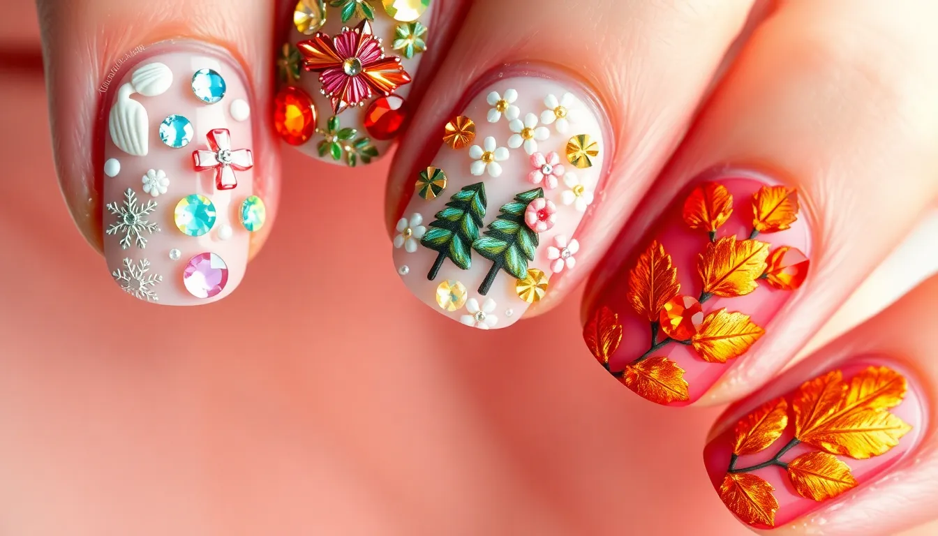 50+ Stunning Nail Rhinestones Ideas: From Subtle to Bold Designs That Sparkle 6 50+ Stunning Nail Rhinestones Ideas: From Subtle to Bold Designs That Sparkle 5