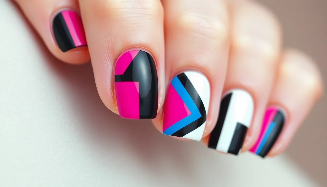 50+ Creative Nail Tape Ideas for Stunning DIY Manicures at Home 6 50+ Creative Nail Tape Ideas for Stunning DIY Manicures at Home 5