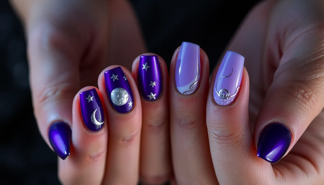 50+ Purple Halloween Nails Ideas That'll Make You Spook-tacular This Season 6 50+ Purple Halloween Nails Ideas That'll Make You Spook-tacular This Season 5