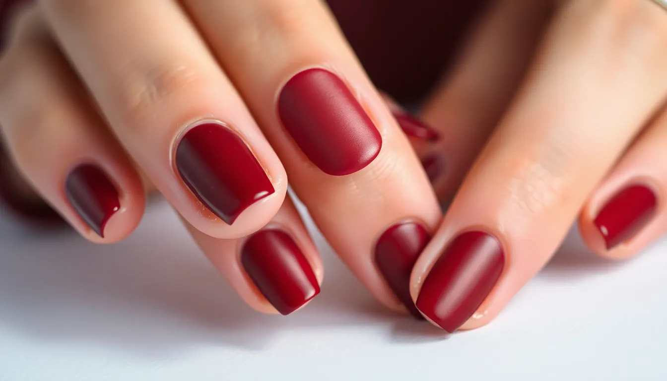30 Stunning Short Red Nail Ideas That'll Make You Ditch Long Nails Forever 6 30 Stunning Short Red Nail Ideas That'll Make You Ditch Long Nails Forever 5