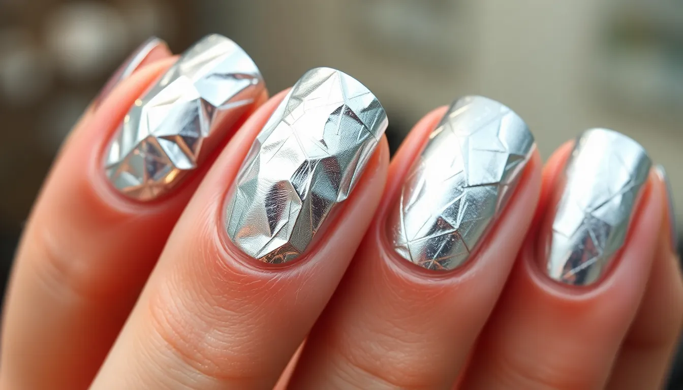 25 Stunning Silver Nail Ideas That'll Make You Ditch Your Go-To Color 6 25 Stunning Silver Nail Ideas That'll Make You Ditch Your Go-To Color 5
