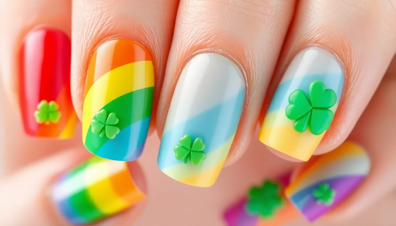 25+ Lucky St Patricks Day Nail Ideas to Make You Feel Festive This March 6 25+ Lucky St Patricks Day Nail Ideas to Make You Feel Festive This March 5