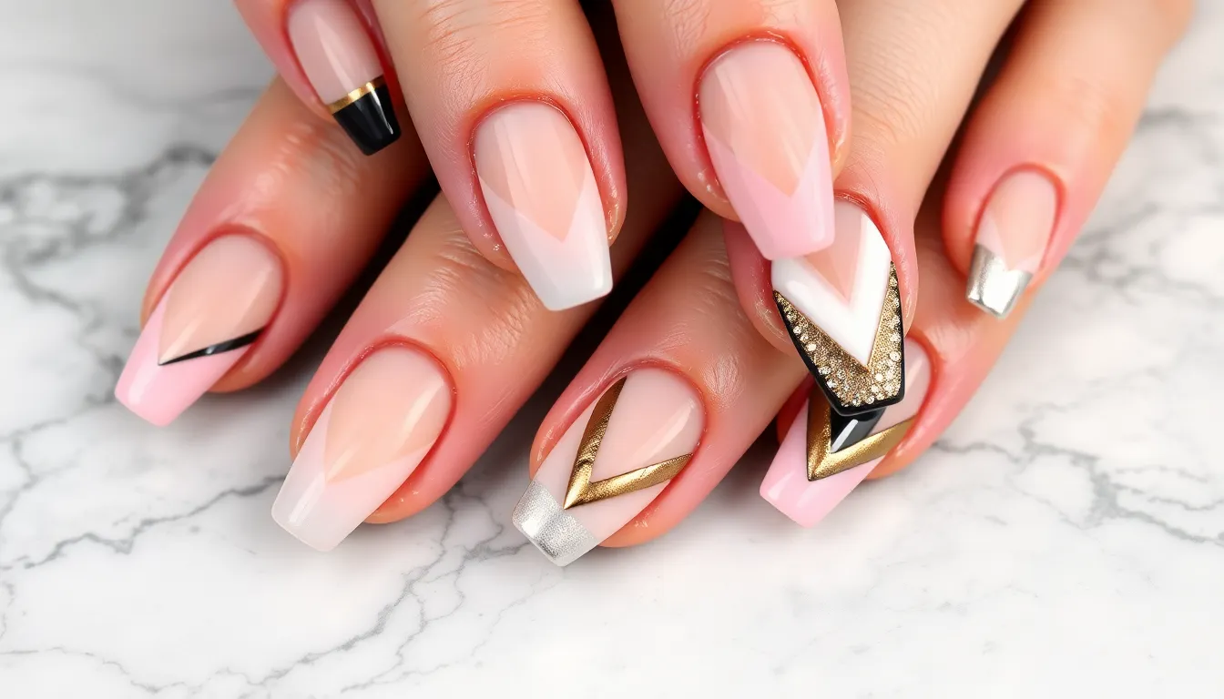 50+ Stunning Acrylic Nail Ideas French Tip Designs That'll Make You Ditch Basic Manis 8 50+ Stunning Acrylic Nail Ideas French Tip Designs That'll Make You Ditch Basic Manis 7