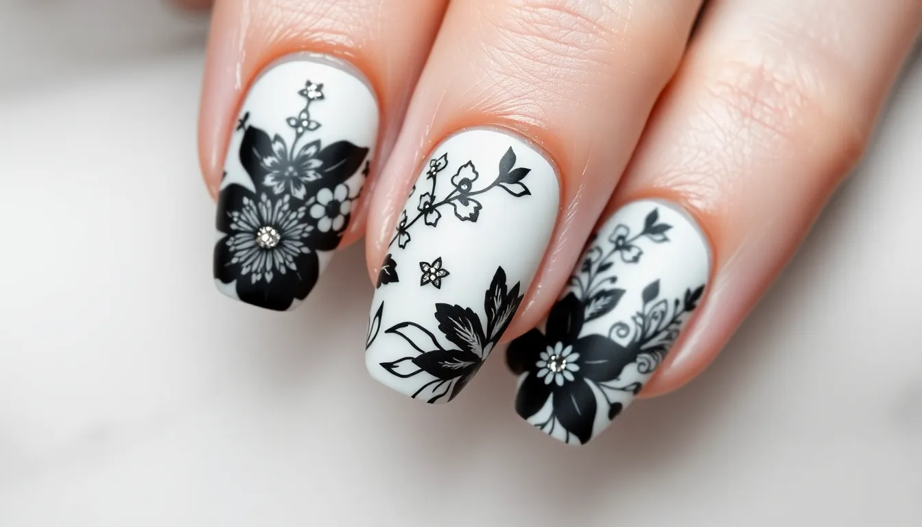 50+ Stunning Black and White Nail Ideas for Every Occasion (2025 Guide) 8 50+ Stunning Black and White Nail Ideas for Every Occasion (2025 Guide) 7