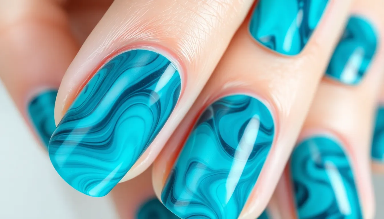 50+ Stunning Blue Nail Ideas to Try This Season (Easy Designs Inside!) 7