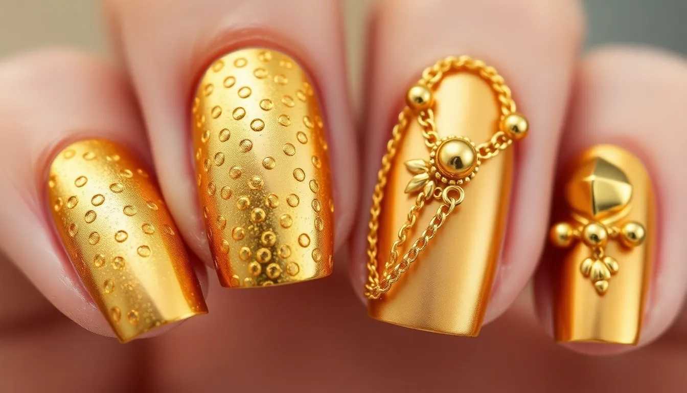 50+ Stunning Gold Nail Ideas That'll Make You Feel Like Royalty (2025 Trends) 8 50+ Stunning Gold Nail Ideas That'll Make You Feel Like Royalty (2025 Trends) 7