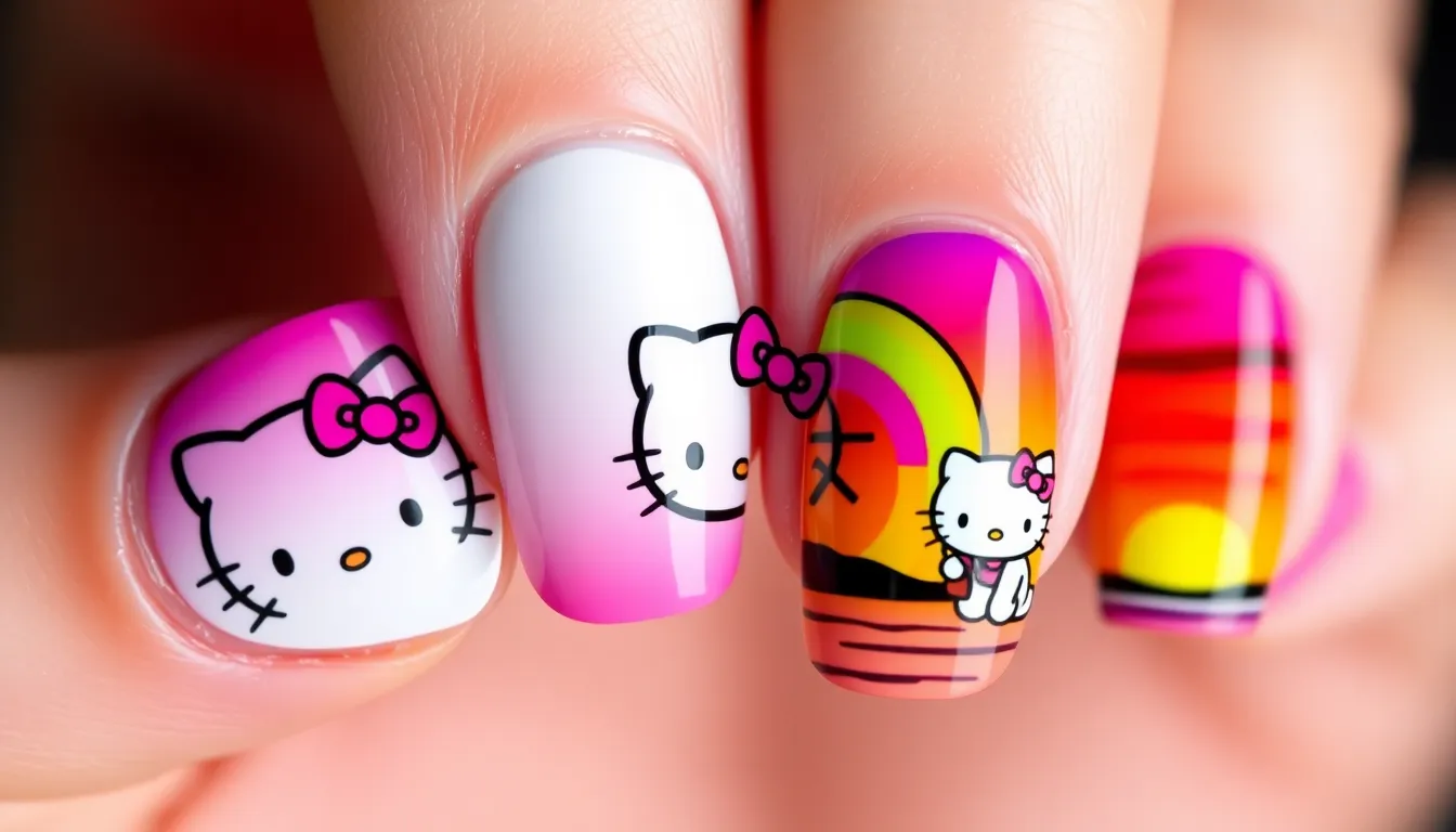 50+ Adorable Hello Kitty Nail Ideas That'll Make You Say "Kawaii!" (Easy DIY Guide) 8 50+ Adorable Hello Kitty Nail Ideas That'll Make You Say "Kawaii!" (Easy DIY Guide) 7
