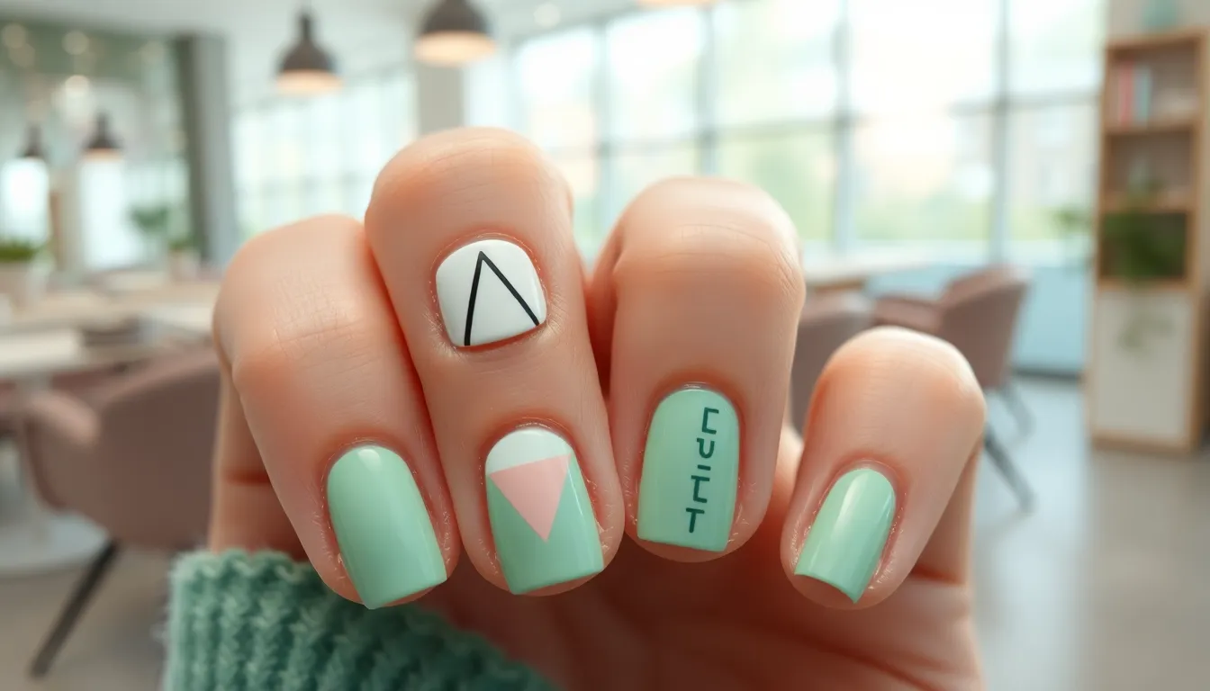 50+ Stunning Mint Green Nail Ideas That'll Make You Ditch Your Go-To Polish 8 50+ Stunning Mint Green Nail Ideas That'll Make You Ditch Your Go-To Polish 7
