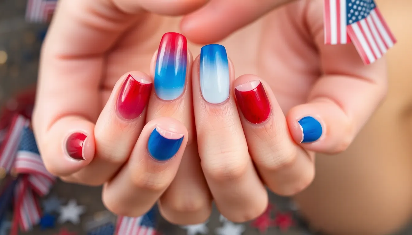 25 Stunning Fourth of July Nail Ideas That'll Make You the Star of Every BBQ 8 25 Stunning Fourth of July Nail Ideas That'll Make You the Star of Every BBQ 7