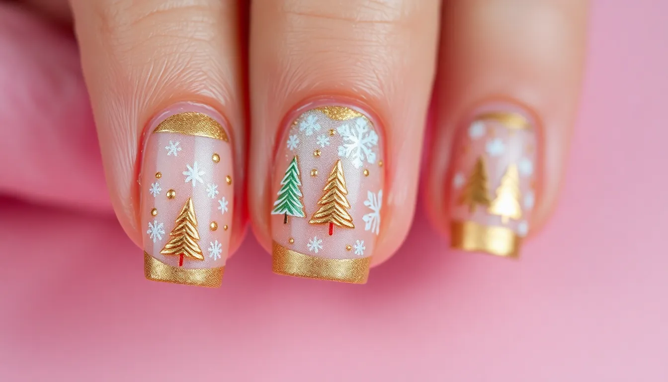 25 Stunning Holiday Nail Ideas That'll Make You the Star of Every Party 8 25 Stunning Holiday Nail Ideas That'll Make You the Star of Every Party 7