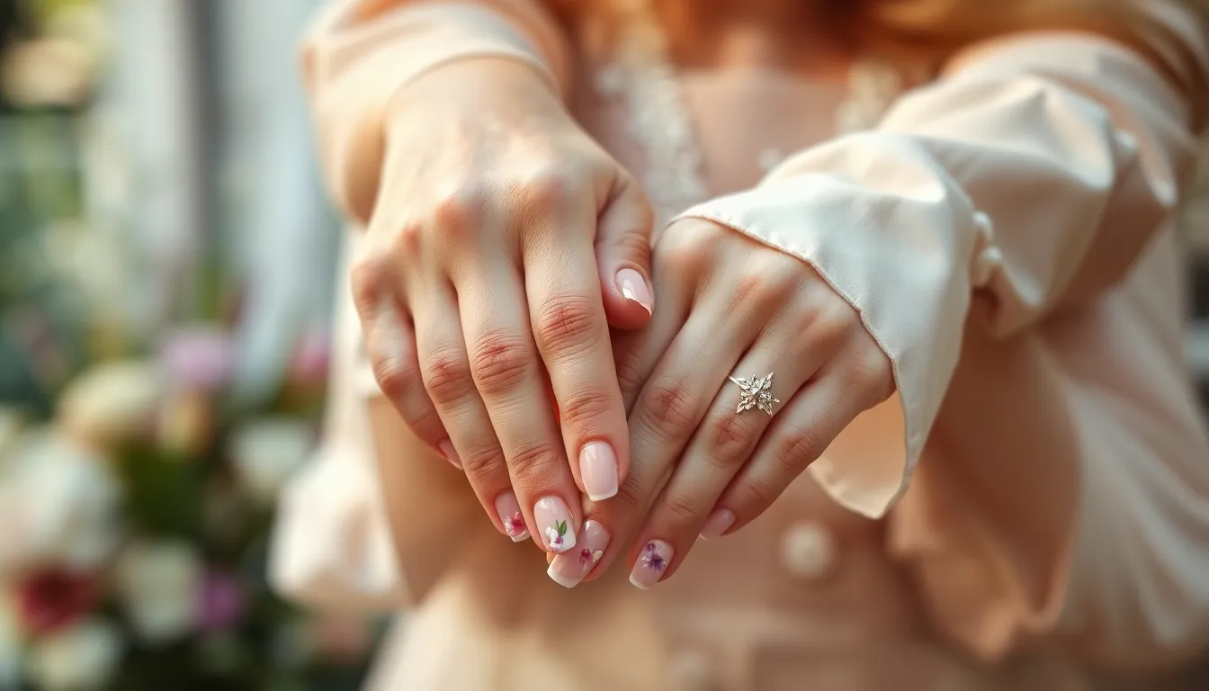 30+ Stunning Nail Ideas for Wedding Guests That Won't Upstage the Bride 8 30+ Stunning Nail Ideas for Wedding Guests That Won't Upstage the Bride 7