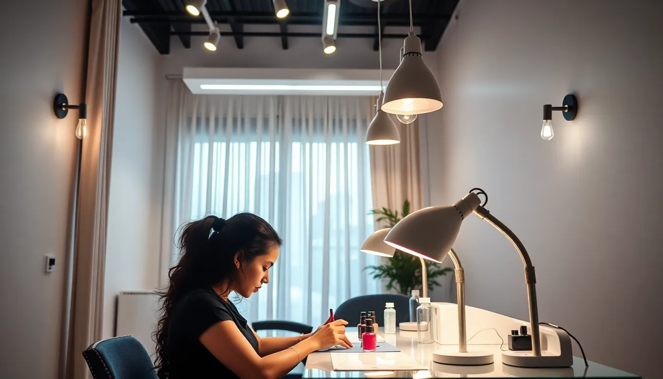 50 Stunning Nail Room Ideas to Transform Your Space Into a Luxury Salon 8 50 Stunning Nail Room Ideas to Transform Your Space Into a Luxury Salon 7