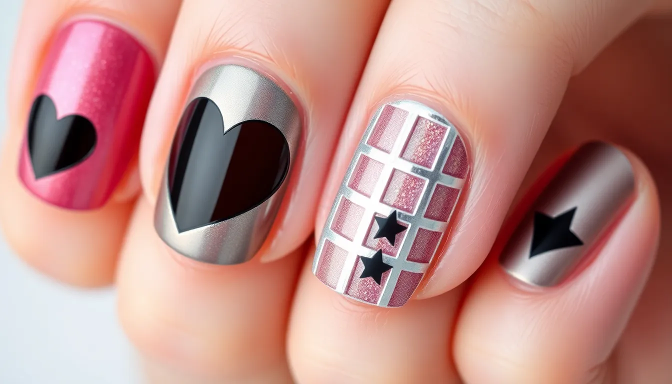 50+ Creative Nail Tape Ideas for Stunning DIY Manicures at Home 8 50+ Creative Nail Tape Ideas for Stunning DIY Manicures at Home 7