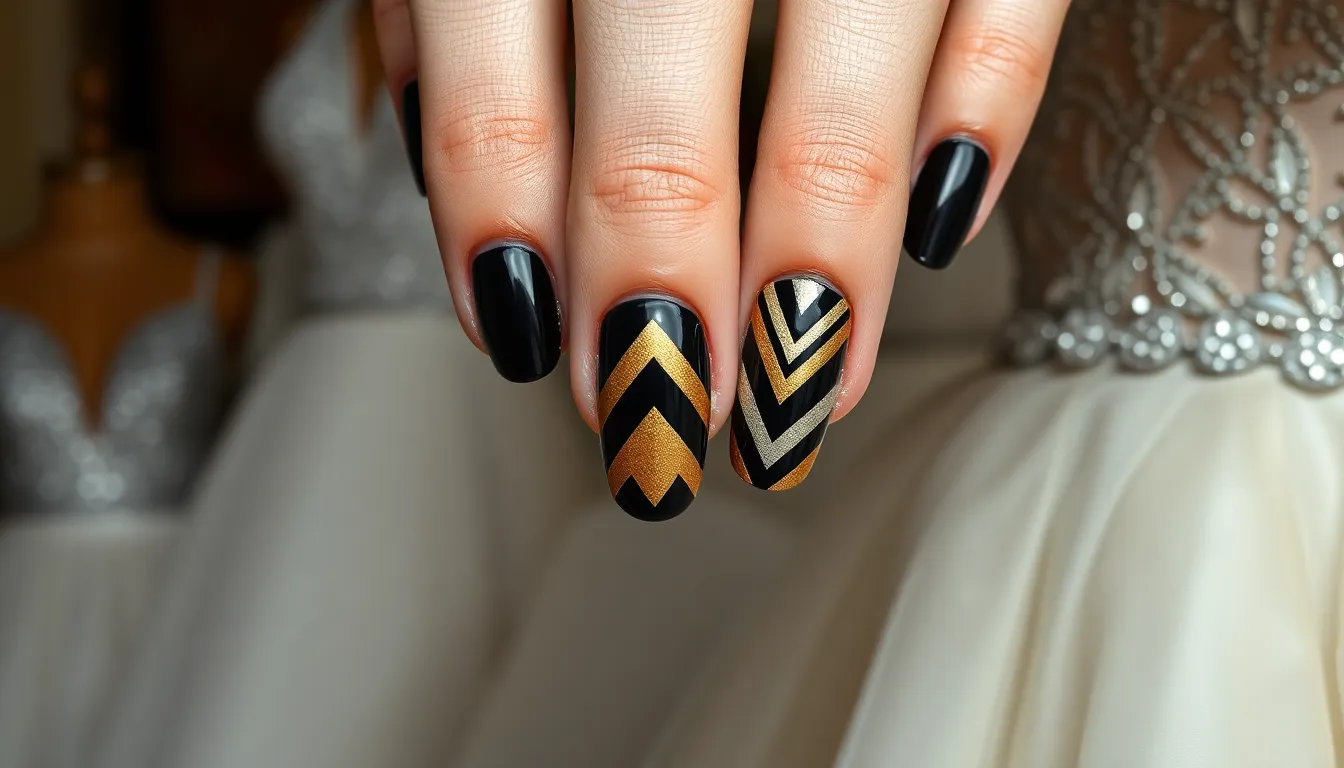 50 Stunning Prom Nail Ideas to Make Your Photos Picture-Perfect 8 50 Stunning Prom Nail Ideas to Make Your Photos Picture-Perfect 7